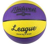Sports Innovation Ltd Midwest League Basketball Yellow/Purple - Various Sizes (Size 5)