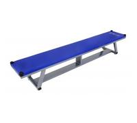 Sports Innovation Ltd SURE SHOT 0903LWB Gymnastic Padded Balance Bench 1.8m (Blue) with Aluminium legs with wood top