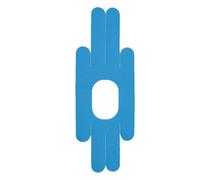 Sports Kinesiology Tape - Pre Shaped Knee Support, Elastic Muscle Tape, Athletic Taping | Waterproof Breathable Adhesive Patch, Running Tennis Football Training Recovery