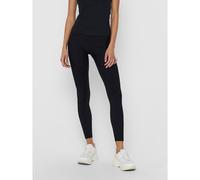 Sports Leggings with High Elasticated Waist Black