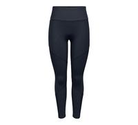 Sports Leggings with High Elasticated Waist Dark Blue