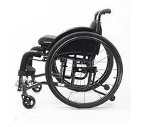 Sports Leisure Wheelchair,Folding Lightweight Wheelchair with Handbrakes and Quick Release Rear Wheels & Anti-Tip,Self Propelled Manual Wheelchairs,Load-Bearing 220lb