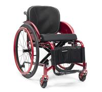 Sports Leisure Wheelchair,Lightweight Foldable Self Propelled Wheelchair,Self-propelled Aluminum Alloy Portable Manual Wheel Chair with Quick Release Rear Wheels