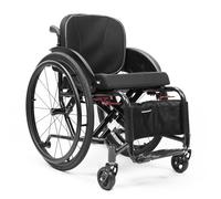 Sports Leisure Wheelchair,Lightweight Foldable Self Propelled Wheelchair,Self-propelled Aluminum Alloy Portable Manual Wheel Chair with Quick Release Rear Wheels