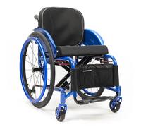 Sports Leisure Wheelchair,Lightweight Foldable Self Propelled Wheelchair,Self-propelled Aluminum Alloy Portable Manual Wheel Chair with Quick Release Rear Wheels