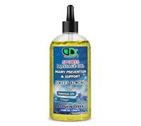 Sports Massage Oil - Injury Prevention & Support - Muscle Conditioning, Flexibility, Joint Care, Pain Relief & Stress Reduction - for All Skin Types (100ml Clear Dropper)