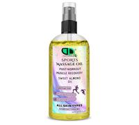 Sports Massage Oil - Soothing Blend for Muscle Tension & Post-Workout Relaxation - Enhances Flexibility, Circulation & Injury Prevention - for Home or Professional Use (100ml Spray)