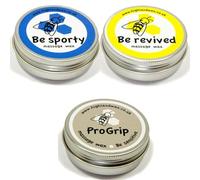 Sports Massage Wax Trial Pack - 3 x 50g (60ml) waxes - Be Sporty, Be Revived, ProGrip - Be Sensitive by Highland Wax Company - Sports Therapy - Physiotherapy - deep Tissue Massage