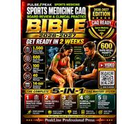 Sports Medicine CAQ Board Review & Clinical Practice Bible 2026-2027: Get Ready in 2 Weeks: 6-in-1 Physician Prep with 1,500 Practice Items, 600 Rapid-Recall Prompts & 20 Video Tutorials
