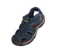 Sports Outdoor Sandals Summer Men's Beach Shoes Casual Sandals for Men Closed-Toe Shoes Leather Trekking Walking Hiking Touch Close Strap