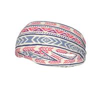 Sports Plain Geometric Floral Pattern Print Sweatband Headbands for Men & Women â€“ Breathable, Stretchy Gym Exercise Running Headband