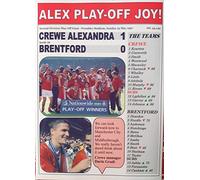 Sports Prints UK Crewe Alexandra 1 Brentford 0-1997 Second Division play-off final - souvenir print