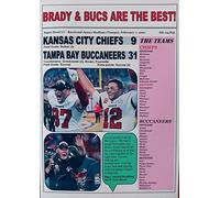 Sports Prints UK Kansas City Chiefs 9 Tampa Bay Buccaneers 31 - Super Bowl LV - 2021 - souvenir print