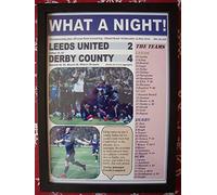 Sports Prints UK Leeds United 2 Derby County 4-2019 play-off semi-final - framed print