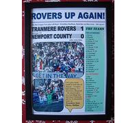 Sports Prints UK Tranmere Rovers 1 Newport County 0-2019 League Two play-off final - framed print