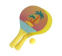 Sports Racket - 12.99x7.48 Inches Lightweight Ball Paddle for Men Women, Junior Children Beginner Practice with Comfortable Grip, Racquet Equipment for Outdoor Travel, Wood PVC, 310g