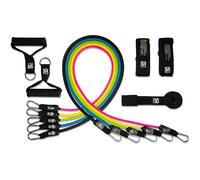 Sports Research Resistance Bands | Resistance Training, Yoga and Physical Therapy Mini Loop Bands | Includes Free Mesh Carrying Bag (Full Set)