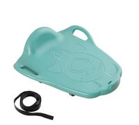 Sports Scooter Board with Handles, Sitting Scooter Board with Swivel Casters, Kids Sensory Sport Scooter, Floor Scooter Board for Ages 3+ Physical Education Class Equipment,Green