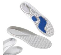 Sports Shoe Insoles - 2 Pieces Orthopedic Athletic Inserts, Shock Absorption With Extra Cushioning | Men Women Running Walking Training Hiking Shoe Pi