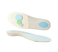Sports Shoes Insoles Arch Support Insole for Feet Plantar Fasciitis Flat Foot Orthopedic Pads Shock Absorption Shoe Sole 1Pair(Beige,EU39-40)