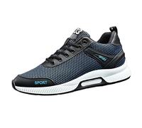 Sports Shoes Men's Elevation Trainers Men's Invisible Lifting Mesh Sports Shoes with Lacing Lightweight Airy Indoor Shoes Outdoor Breathable Running Shoes Soft Sole Hiking Shoes Leisure Shoes for Men