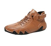 Sports Shoes Men's Sporty Trainers Non-Slip Trekking Shoes Walking Shoes Basketball Shoes Lightweight Sports & Outdoor Shoes Sporty Design Orthopaedic Laces Breathable, brown, 11.5 UK