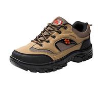 Sports Shoes Men's Trainers with Lacing Everyday Lightweight Sports Shoes Comfortable Trainers Soft Platform Running Shoes Breathable Non-Slip Hiking Shoes Work Shoes Leisure Shoes for Men, khaki, 9
