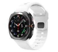 Sports Silicone Strap For Galaxy Watch Ultra 47mm Soft Loop Two Color Band For Galaxy 7 Ultra No Gaps Watchbands