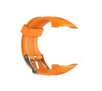 Sports Soft Silicone Strap Fit For Garmin Forerunner 10 15(Orange,L size)