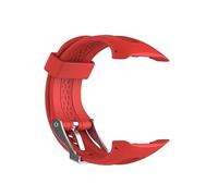 Sports Soft Silicone Strap Fit For Garmin Forerunner 10 15(Red,L size)