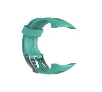Sports Soft Silicone Strap Fit For Garmin Forerunner 10 15(Teal,S size)