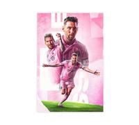 Sports Star Lionel Messi Poster 9 Canvas Poster Bedroom Decor Sports Landscape Office Room Decor Gift Unframe-style 12x18inch(30x45cm)