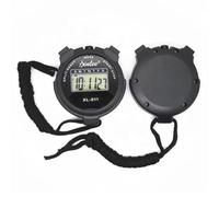 Sports Stopwatch Timer, Professional Digital Stopwatch, Multi-Function Sport Digital Stopwatch Large Display, Referee Stopwatch LCD Shockproof, For Training Swimming Running Exercise Sports (Black)
