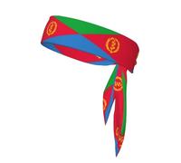 Sports Strap Double-Sided Headband, Men's and Women's Headband, Fitness, Running, Yoga, Eritrean Flag Sweat-Absorbing Headband