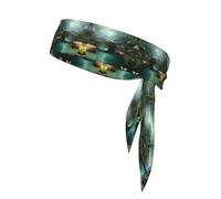 Sports Strap Double-Sided Headband, Men's and Women's Headband, Fitness, Running, Yoga, Little Bridge in The East Sweat-Absorbing Headband