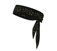 Sports Strap Double-Sided Headscarf WHJSSF Fireflies on The Stars Picture Soft and Breathable Suitable for Yoga Running and Fitness