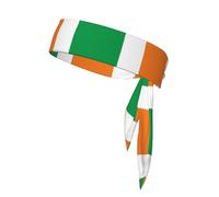 Sports Strap Double-Sided Headscarf WHJSSF Flag of Ivory Coast Pattern Soft and Breathable Suitable for Yoga Running and Fitness