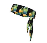 Sports Strap Double-Sided Headscarf WHJSSF Morning Freshness Picture Soft and Breathable Suitable for Yoga Running and Fitness