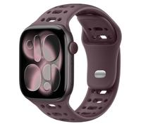 Sports Strap for Apple Watch Straps 44mm 45mm 46mm 49mm 42mm 40mm 41mm 38mm | Breathable Silicone Band,iWatch Strap Men Women,Wristband for Apple Watch Series 12 11 10 9 8 7 6 5 4 3 SE 3/2nd Ultra/4/3/2