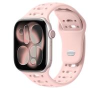 Sports Strap for Apple Watch Straps 44mm 45mm 46mm 49mm 42mm 40mm 41mm 38mm | Breathable Silicone Band,iWatch Strap Men Women,Wristband for Apple Watch Series 12 11 10 9 8 7 6 5 4 3 SE 3/2nd Ultra/4/3/2