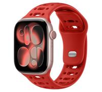Sports Strap for Apple Watch Straps 44mm 45mm 46mm 49mm 42mm 40mm 41mm 38mm | Soft Breathable Silicone Band,iWatch Strap Men Women,Wristband for Apple Watch Series 11 10 9 8 7 6 5 4 3 SE 3/2nd Ultra/3/2