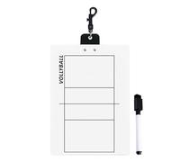 Sports Strategy Clipboard - Badminton White Board, Volleyball Coaching Boards, Lightweight PVC Tactics Board with Sides, Training Demonstration Tool for Coaches, Tennis Practice Game Planning