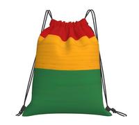 Sports String Backpack Juneteenth Freedom Day African American Scratch Drawstring Bags Waterproof Gym String Bag For Holidays Beach Travel 39X46Cm