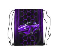 Sports String Backpack Racing Car Foldable Gym Sack Backpack Design String Bags For Sport Women Outside 39X46Cm