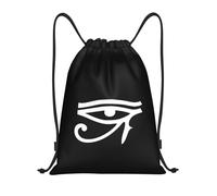 Sports String Backpack The Eye Of Ra Egyptian Illuminati Waterproof Sports Drawstring Design Sport Gym String Bag For Trainer Women Fishing 39X46Cm