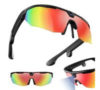 Sports Sunglasses, Cycling Glasses, Ai Voice Wake-Up, Object Recognition, Smart Translation, 6-Axis Image Stabilization, Ip66 for Bike Riding Running Outdoor Activities