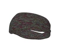 Sports sweat-wicking headband with Programmer Programming Code printed design suitable for running and gym workouts