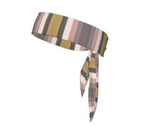 Sports Sweatband Absorbent Elasticity Headband Unique A Warm and Rustic Colour Scheme Pattern Light Comfort Accessory