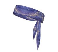 Sports Sweatband Absorbent Elasticity Headband Unique Celestial Ember Pattern Light Comfort Accessory