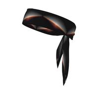 Sports Sweatband Absorbent Elasticity Headband Unique Radiant Dawn Pattern Light Comfort Accessory